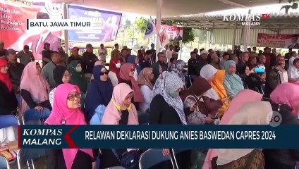 Relawan di Kota Batu Deklarasi Dukung Anies Baswedan Capres 2024
