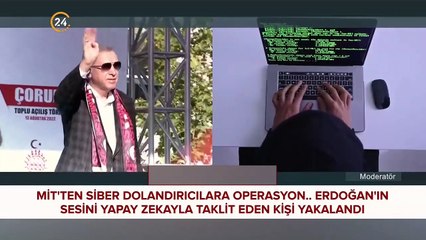 Le suspect qui a tenté de commettre une fraude en imitant la voix du président Erdoğan a été arrêté