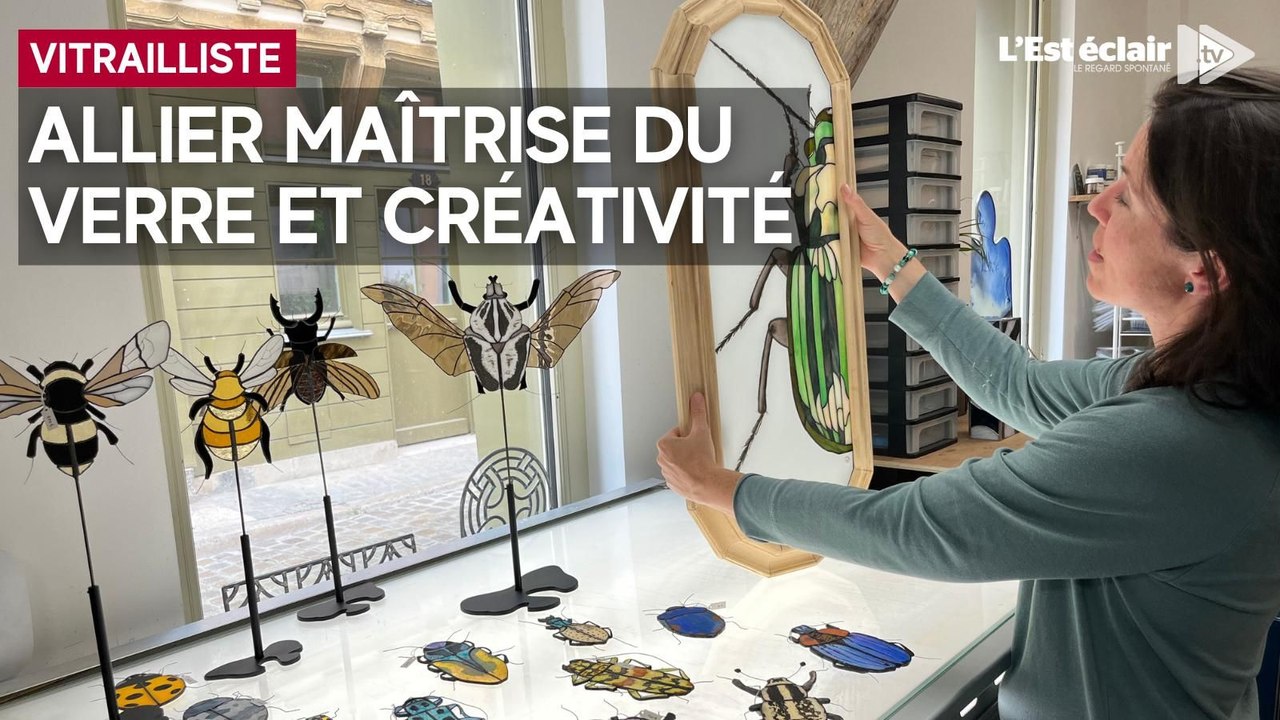 Elisabeth de Bourleuf allie maîtrise du verre et créativité au sein de l’atelier-boutique Belisama