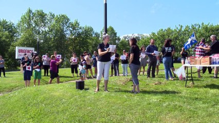Une manifestation pour dénoncer la situation