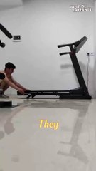 Gym Daredevil: Insane Treadmill Body Roll Challenge! || Best of Internet