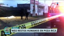 Hallan narcomanta y más restos humanos en Poza Rica, Veracruz