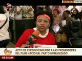 Reconocen labor a más de 100 promotoras del Plan Nacional de Parto Humanizado en Caracas