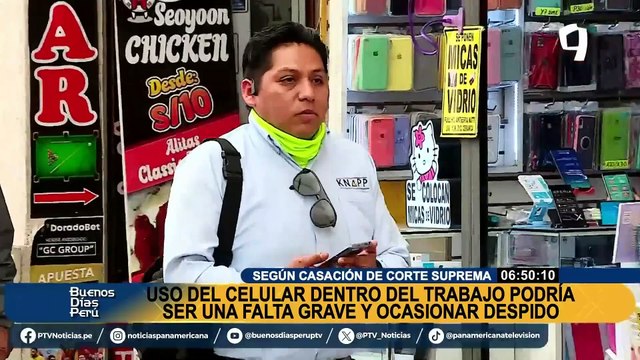 Trabajadores podrían ser despedidos por usar celular durante horario laboral