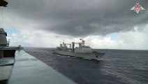 Rússia e China realizam manobras navais no Pacífico