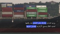 سفينة شحن غادرت أوكرانيا تصل إلى اسطنبول رغم التهديدات الروسية
