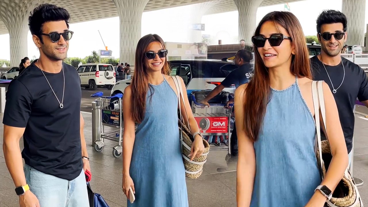 Pulkit Samrat With Kriti Kharbanda Gets Clicked At The Airport