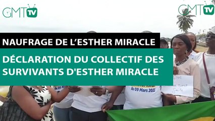 [#Reportage] Naufrage de l’Esther miracle - Déclaration du collectif des survivants d'Esther miracle  066441717  011775663  #GMT #GMTtv #Gabon