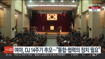 여야, DJ 14주기 추모…