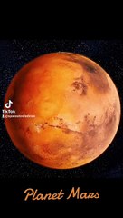 Mystic Marvel: Animated Mars Planet Rotation in Space 