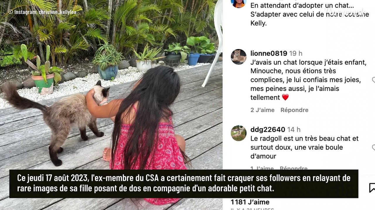 PHOTO "En attendant d'adopter..." : Christine Kelly avec sa fille Léa qui a bien grandi pour annoncer une belle nouvelle