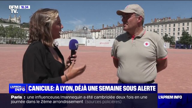 Canicule: Les périodes de grandes chaleurs sont dangereuses pour les personnes en grande précarité , explique Raimond Schmidt (bénévole à la Croix Rouge du Rhône)