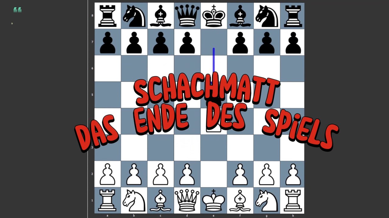 Schach - Schachmatt Das Ende Des Spiels