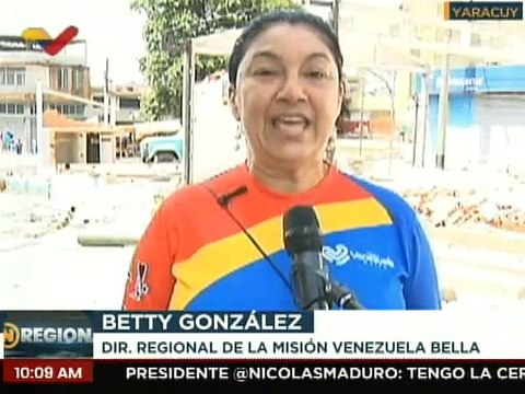 Yaracuy | Avanzan 90% los trabajos de recuperación de la plaza Don Teófilo Domínguez en San Felipe