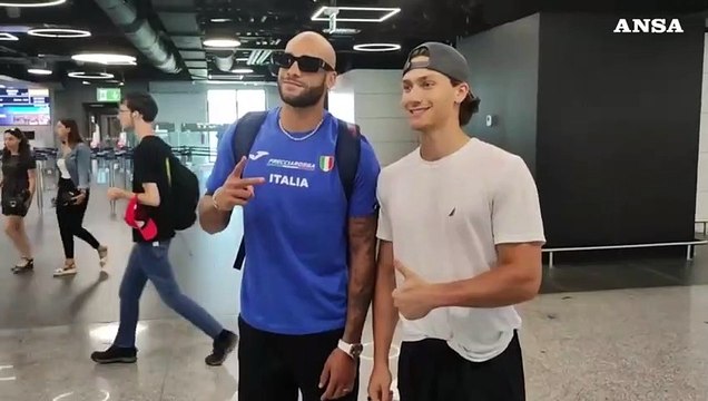 Atletica, Marcell Jacobs in partenza per i Mondiali di Budapest