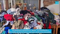 Los platenses le pusieron el pecho a la inundación y los clubes de barrio fueron clave para asistir a los evacuados