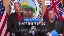 El jefe de gestión de crisis de Maui dimite en medio de presiones por la respuesta a los incendios
