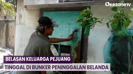 Belasan Keluarga Pejuang Tinggal di Bunker Peninggalan Belanda di Surabaya