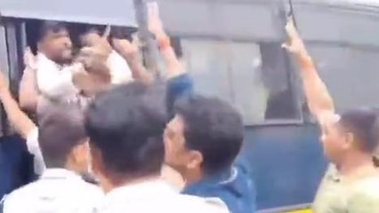 पन्ना: मुख्यमंत्री के आगमन के पहले कांग्रेसी जनप्रतिनिधियों को पुलिस ने किया गिरफ्तार