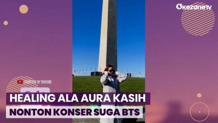 Aura Kasih Pilih Healing Nonton Konser Suga BTS di Amerika