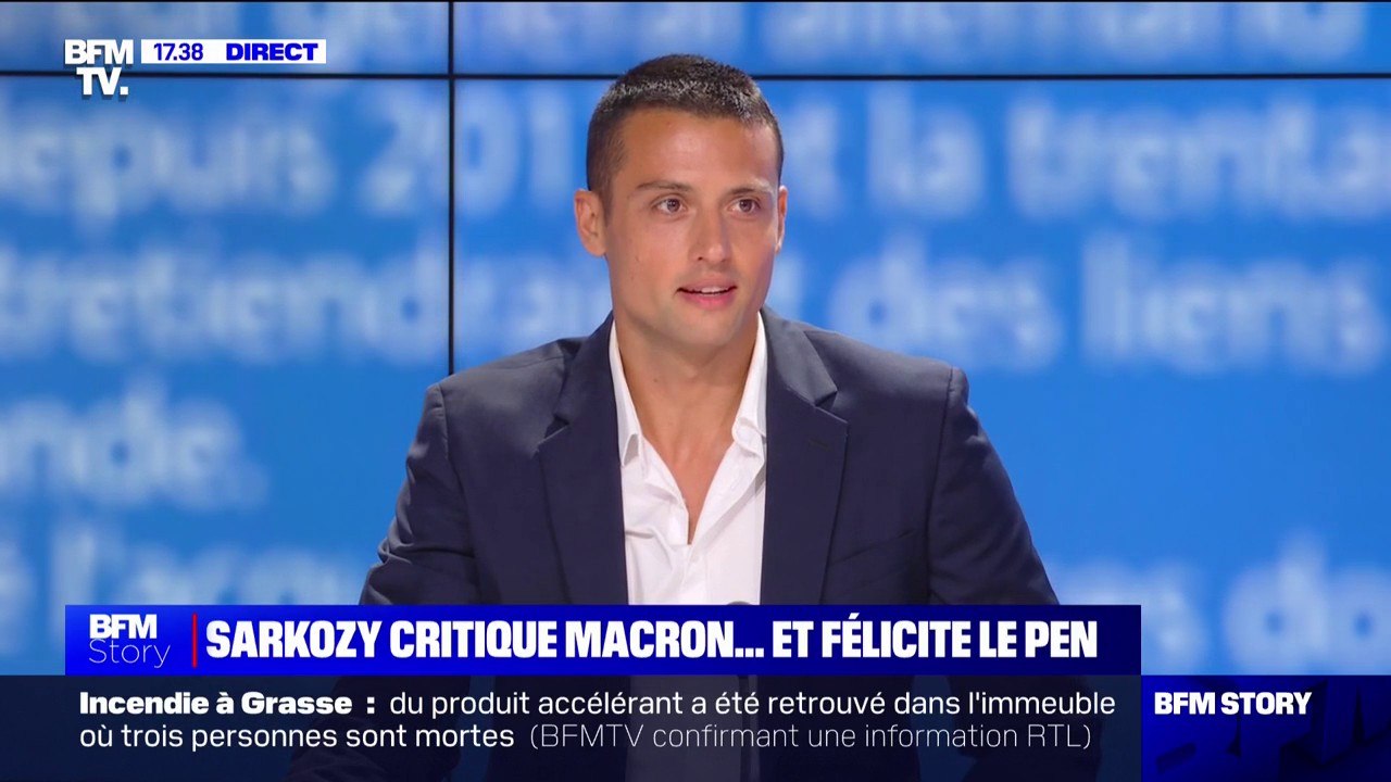 Éloges de Nicolas Sarkozy à Marine Le Pen: "Il a fait tout l'inverse quand il était opposé à Marine Le Pen", pour Aleksandar Nikolic (RN)