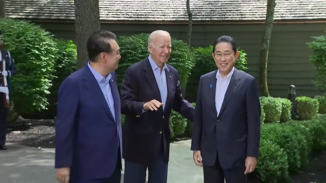 첫 한미일 단독 정상회의...역내 안보 협력 진화 주목 / YTN