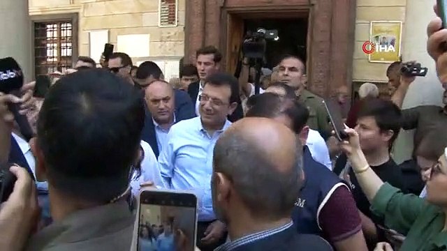 Ekrem İmamoğlu, maire de la municipalité métropolitaine d'Istanbul, a assisté aux événements de commémoration Hacı Bektaş Veli