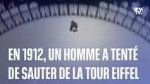 En 1912, Franz Reichelt tentait déjà de sauter de la tour Eiffel avec son costume-parachute