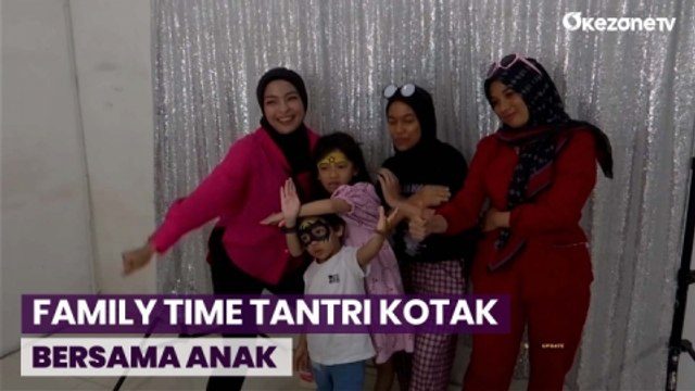 Family Time Ala Tantri Kotak, Semangat Temani Anak ke Undangan Pesta Ulang Tahun