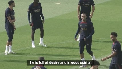 Enrique delighted to have 'perfect' Mbappe back