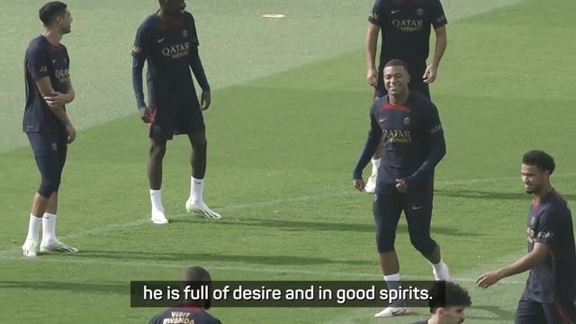 Enrique delighted to have 'perfect' Mbappe back