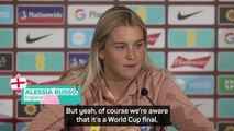 Russo talks World Cup final Wiegman and Englands WORST singer