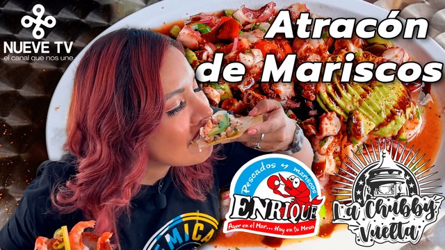 ATRACÓN DE MARISCOS en *Especial* con Mariscos Enrique de La Chubby Vuelta NueveTV