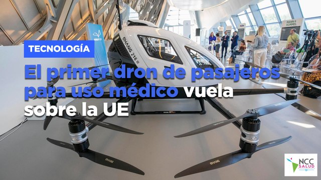El primer dron de pasajeros para uso médico vuela sobre la UE