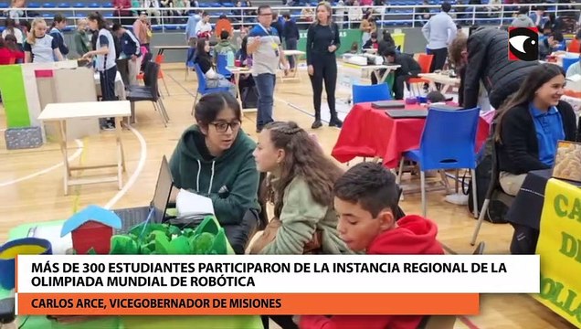 Más de 300 estudiantes participaron de la instancia regional de la olimpiada mundial de robótica