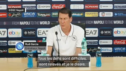 Naples - Garcia : "À Marseille comme ici, il vaut mieux gagner"