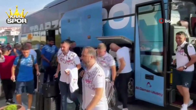 Trabzonspor, Galatasaray maçı için İstanbul’a gitti