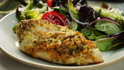 How to Make Simple Chicken Mayo with Parmesan and Bread Crumbs