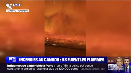 下载视频: Incendies au Canada: les évacuations se poursuivent dans le Grand Nord