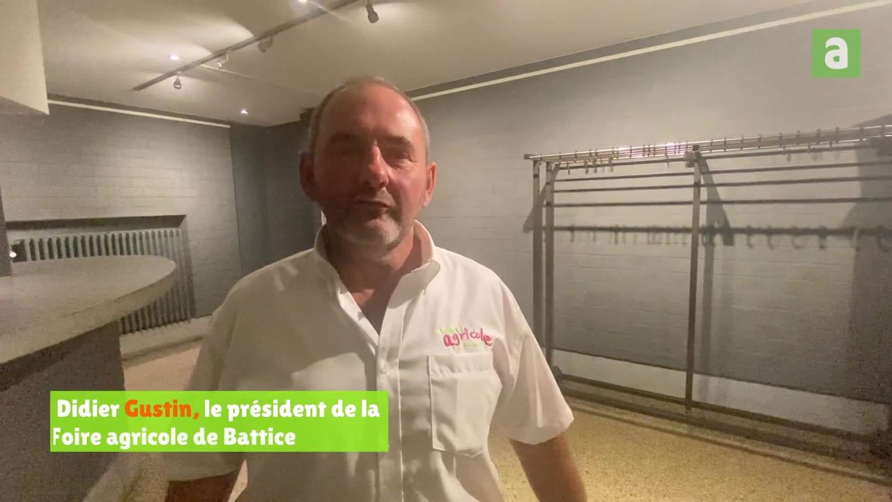 Didier Gustin, le président de la Foire agricol...