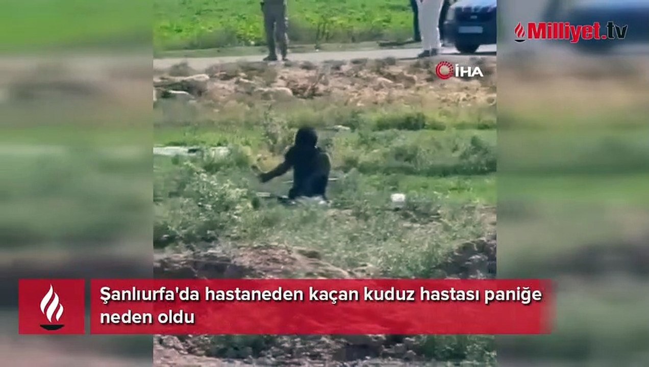 Şanlıurfa'da hastaneden kaçan kuduz hastası paniğe neden oldu