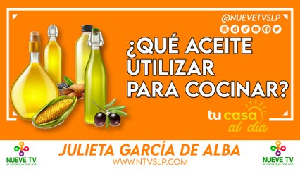 ¿Qué aceite utilizar para cocinar?