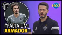 Fael critica elenco do Galo: 'Ninguém faz a bola chegar'