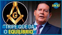 Mourão defende maçonaria: 