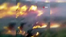 L'incendie qui s'est déclaré dans le pâturage du district de Siverek à Şanlıurfa a été éteint par les villageois.