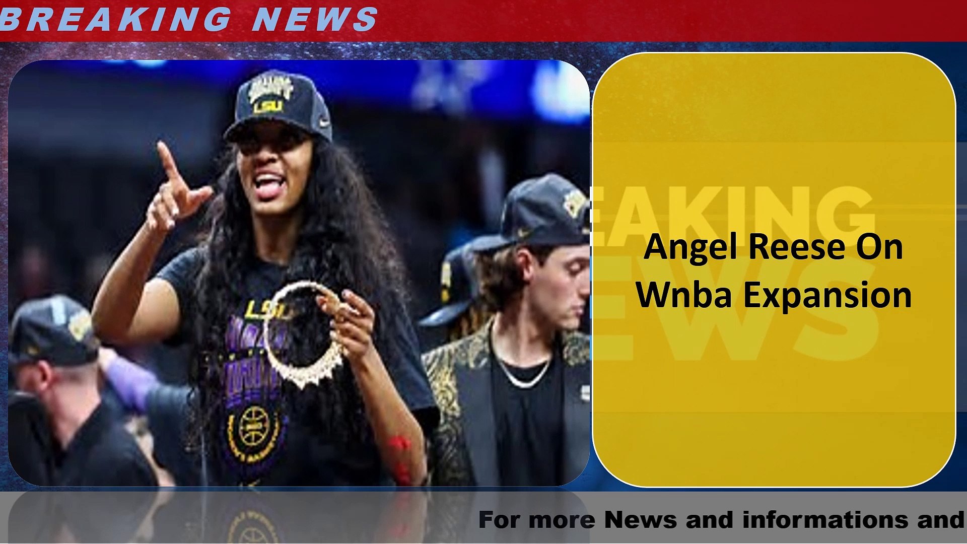 ⁣Angel Reese On Wnba Expansion