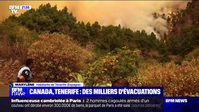 On a été très entouré : Une habitante française de Tenerife témoigne au sujet de l'incendie qui frappe l'île des Canaries