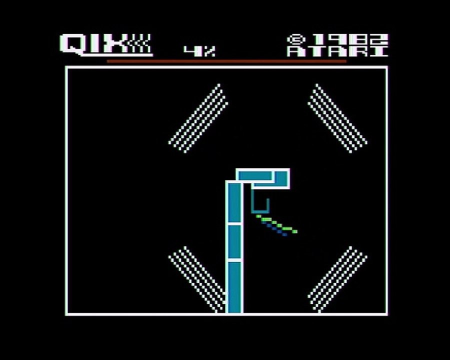 Title Screen - Adding a Soundtrack to Qix (Atari 5200) [Extended]