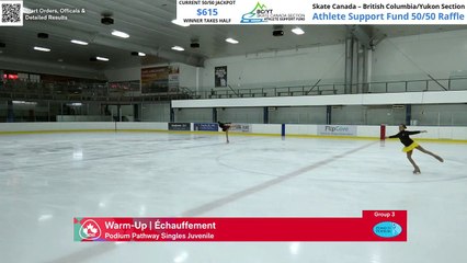 Juvenile Women U14 Gp3 Free Program 2023 Super Series BC Summer Skate - Rink 1 (15)
