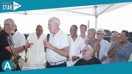 PHOTOS Jean Claude Darmon avec d'anciennes gloires du football français à Saint Tropez pour un momen